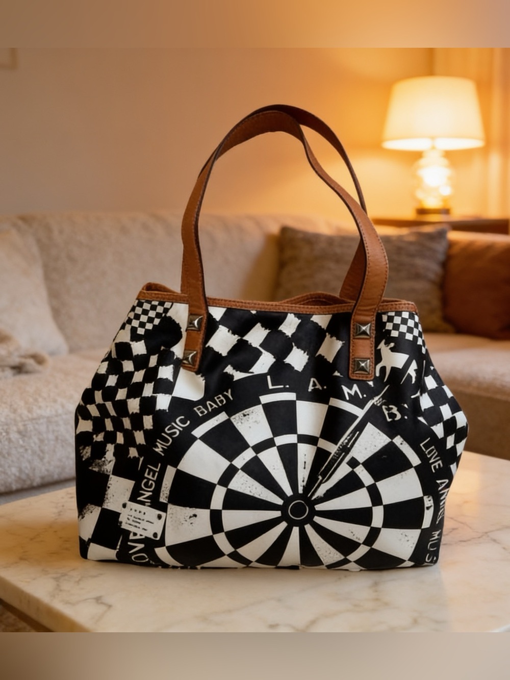 L.A.M.B. Bullseye tote Y2K - Picture 13 of 14